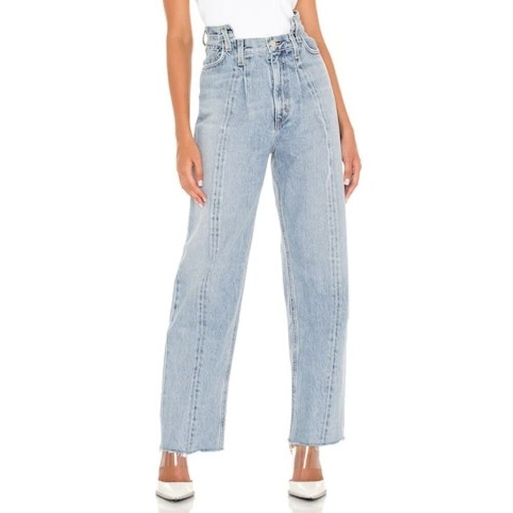 AGOLDE Pieced Angled Jean in Matrix EUC Size 32 Revolve $238 MSRP - Picture 4 of 10